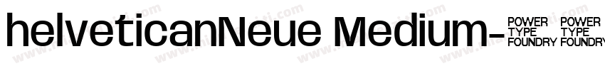 helveticanNeue Medium字体转换